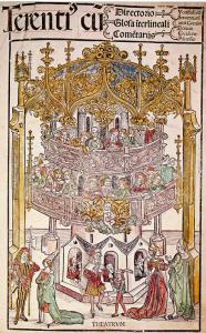 Инкунабула «Комедии Теренция», издательство Иоганна Грюнингера, Страсбург, 1496