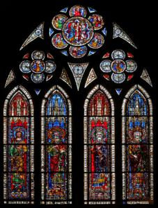 Кафедральный собор Страсбурга, витраж, императоры