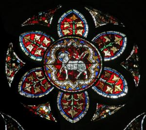 Кафедральный собор Страсбурга, витражная роза
