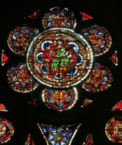 Кафедральный собор Страсбурга, витражная роза
