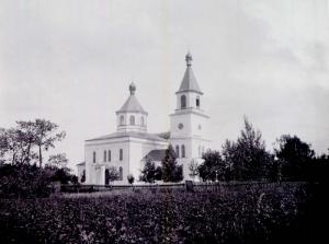Никольская церковь в начале XX века, Логойск, Беларусь (Белоруссия)