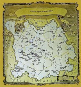 Владения Ильиничей на карте ВКЛ