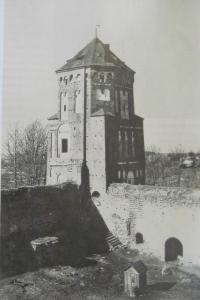 Мирский замок в 1950-е годы, Беларусь (Белоруссия)