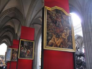 Выставка в кафедральном соборе, Антверпен, Бельгия