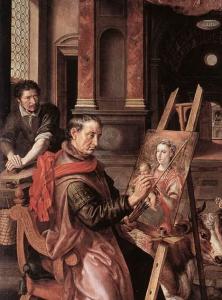 Мартин де Вос, «Святой Лука, рисующий Мадонну»