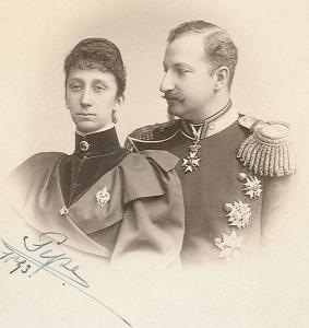 Болгарский царь Фердинанд с супругой Марией Луизой
