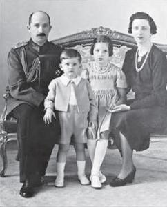 ДБолгарский царь Борис III с семьей