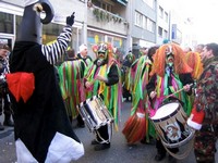 Шествие клики на карнавале, Базель, Швейцария