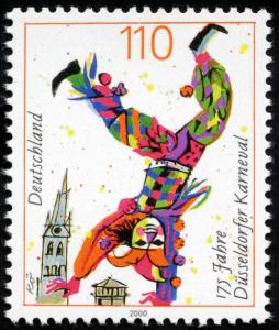 Карнавал в Дюссельдорфе, почтовая марка