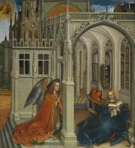 Робер Кампен. Благовещение (1420–1425)