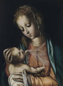 Луис де Моралес. Мадонна с младенцем (1565)