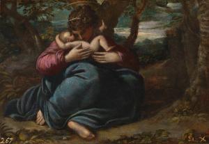 Ипполито Cкарселла. Мадонна с младенцем (конец XVI в.)
