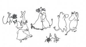 Иллюстрация Янссон к повести «Муми-тролль и комета» (1946) (© Moomin Characters™)