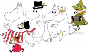 Персонажи муми-семейства Туве Янссон (© Moomin Characters™)