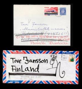 Конверты писем от поклонников Туве Янссон