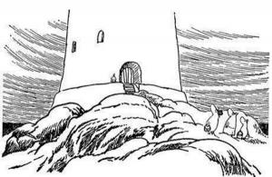 Иллюстрация Янссон к повести «Папа и море» (© Moomin Characters™)