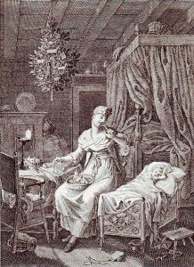 Бенжамин Зикс, рождественская гравюра 1826 года