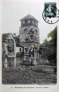 Старинная мельница Le Moulin des Chennevieres в Живерни, Франция