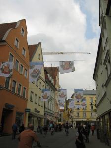 Улица Морицштрассе в Ингольштадте, Бавария