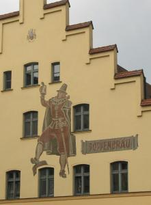 Фреска на доме в Ингольштадте, Бавария