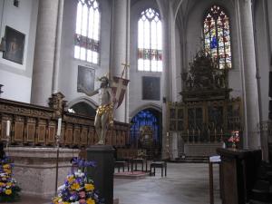 Интерьер собора Богоматери в Ингольштадте, Бавария