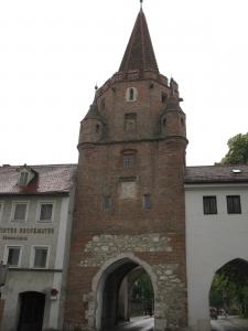 Ворота Кройцтор в Ингольштадте, Бавария