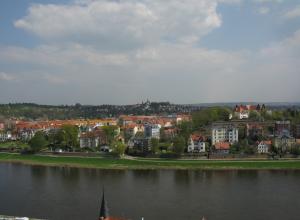 Вид со смотровой площадки епископского замка, Мейсен, Германия