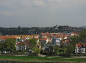 Вид со смотровой площадки епископского замка, Мейсен, Германия