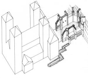 Строительство Мейсенского собора, состояние в 1250 году, реконструкция
