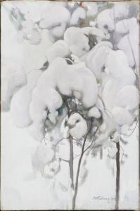 Пекка Халонен, «Молодые сосенки под снегом»