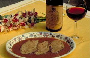 Пьемонтские вина, мясо с вином бароло
