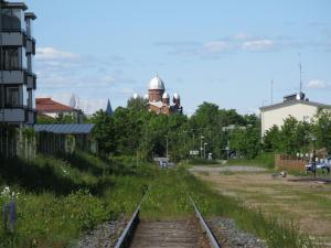 Вид на лютеранскую церковь Лаппеенранты, Финляндия