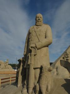 Замок из песка в Лаппеенранте, Финляндия