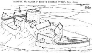 Крепость Акерсхус при Кристиане IV