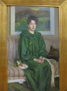 Рихард Берг. «Герда. Портрет жены художника» (1895)