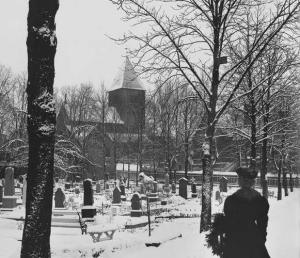 Спасское кладбище, Осло, фото 1907 года (источник [1])