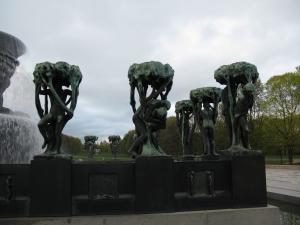 Парк скульптур Вигеланна в Осло, Норвегия