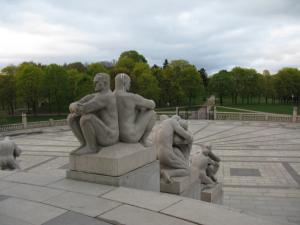 Парк скульптур Вигеланна в Осло, Норвегия