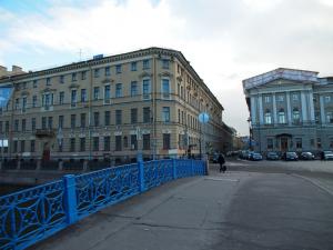 Дом Якунчиковой (ДК им. Володарского) и Синий мост, Санкт-Петербург