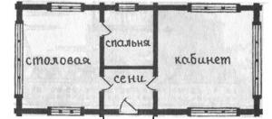 Домик Петра I, план, Санкт-Петербург