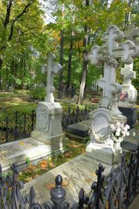 Новодевичье кладбище, Санкт-Петербург. Могила Ф. И. Тютчева и его близких