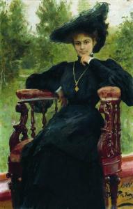 Репин. Портрет актрисы М.Ф. Андреевой (1905)