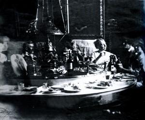 Столовая Пенатов, фотография И. Глыбовского (1909)