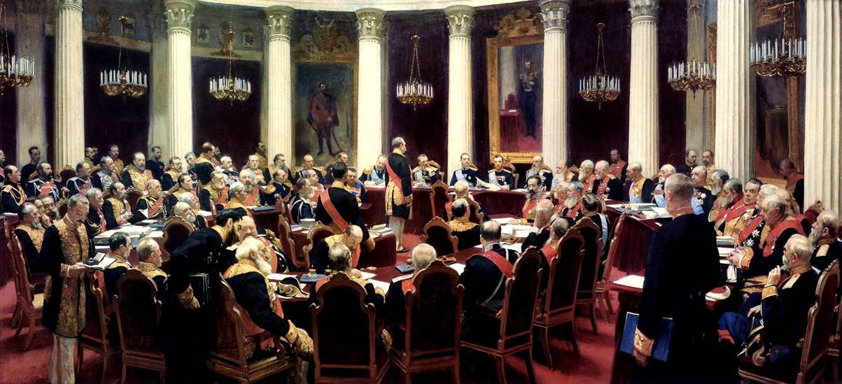 Репин. «Торжественное заседание Государственного совета 7 мая 1901 года» (1903)