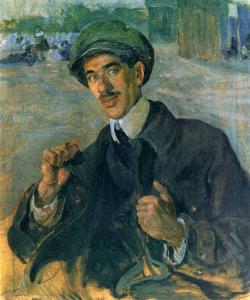 И.И. Бродский. Портрет К.И. Чуковского (1916)