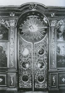 Иконостас северного придела Сампсониевского собора после реставрации 1908-1909 годов