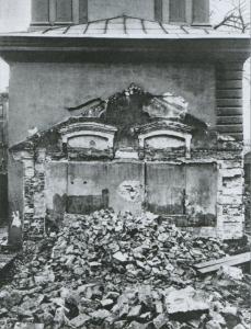 Южный фасад колокольни Сампсониевского храма после сломки сторожки