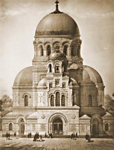 А. О. Томишко. Конкурсный проект храма Воскресения Христова на Екатерининском канале (1881)