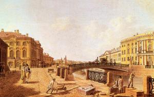 Полицейский мост в 1810-х, Санкт-Петербург