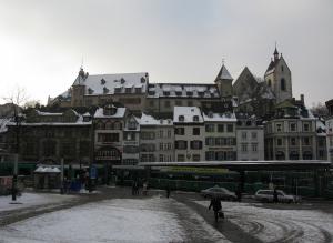 Площадь Barfuesserplatz, Базель, Швейцария